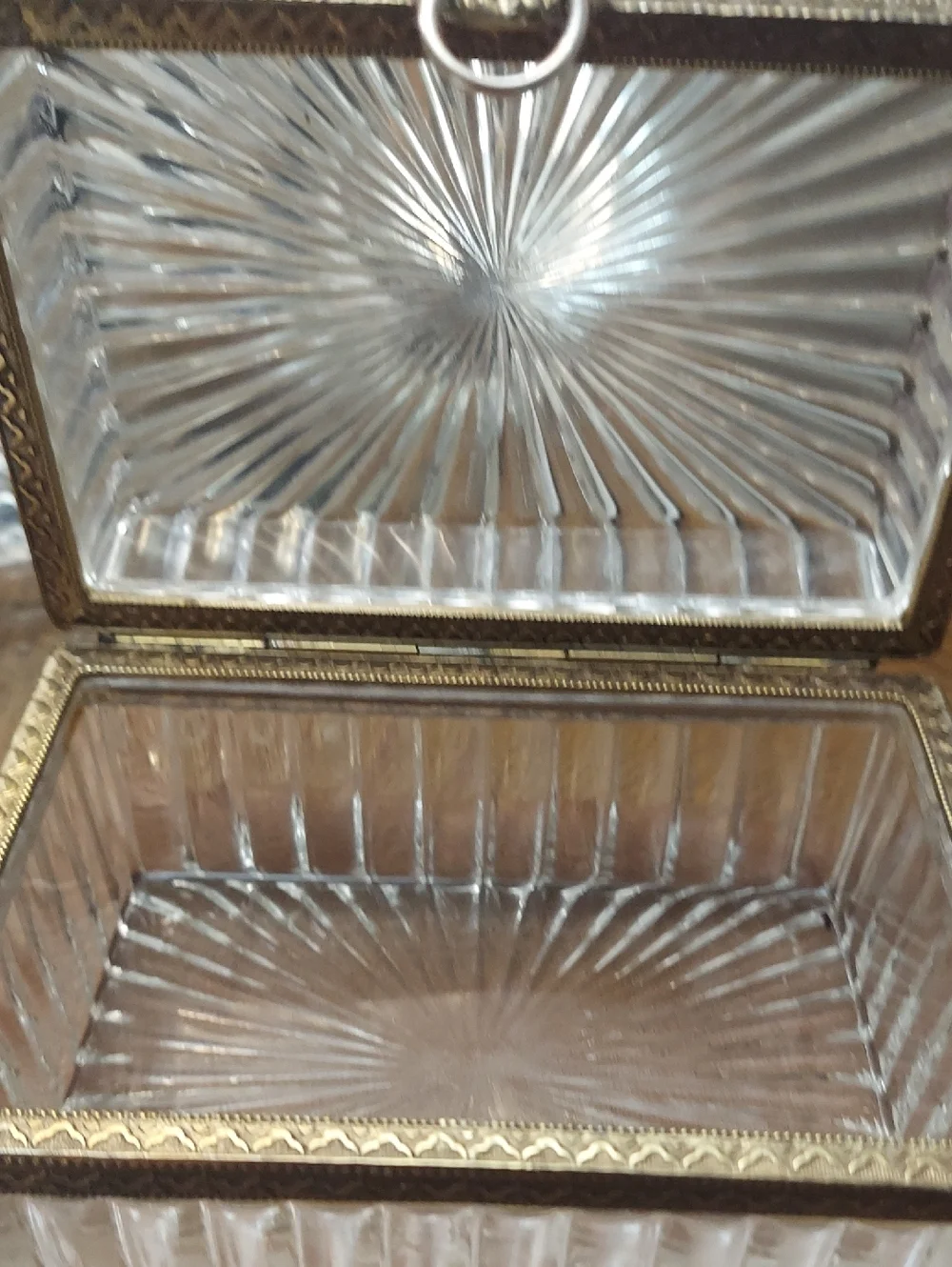 Crystal Ormolu-mount Box - Picture 2 of 6